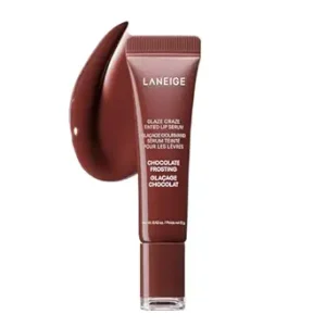 Laneige Glaze Craze Tinted Lip Serum | Plumping, Nourishing Hydration with Polypeptide and Ceramides | Lip Balm for Dry & Chapped Lips |Ultra Glamorous Shiny Lips